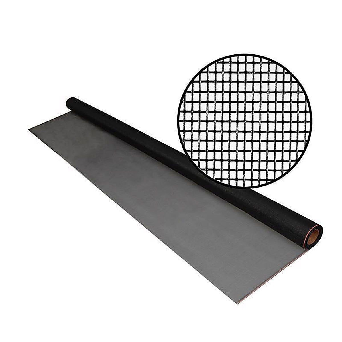 Phifer Wire - 3047306 - 36 In. W X 84 In. L Black Fiberglass Insect Screen Cloth