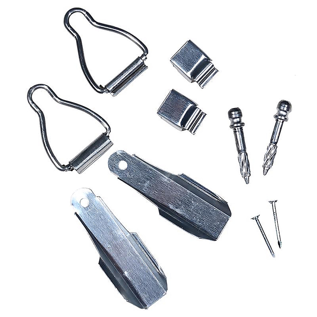 Phifer Wire - 3047253 - Mill Silver Aluminum .438 In. W X 2.25 In. L Window Frame Fasteners 1 Pack