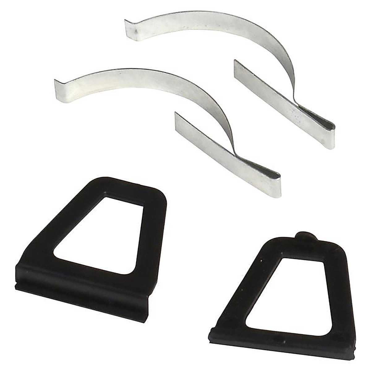 Phifer Wire - 3047254 - Black Aluminum 3 In. W X 6 In. L Pull Tab with Corner Springs 2 Pack