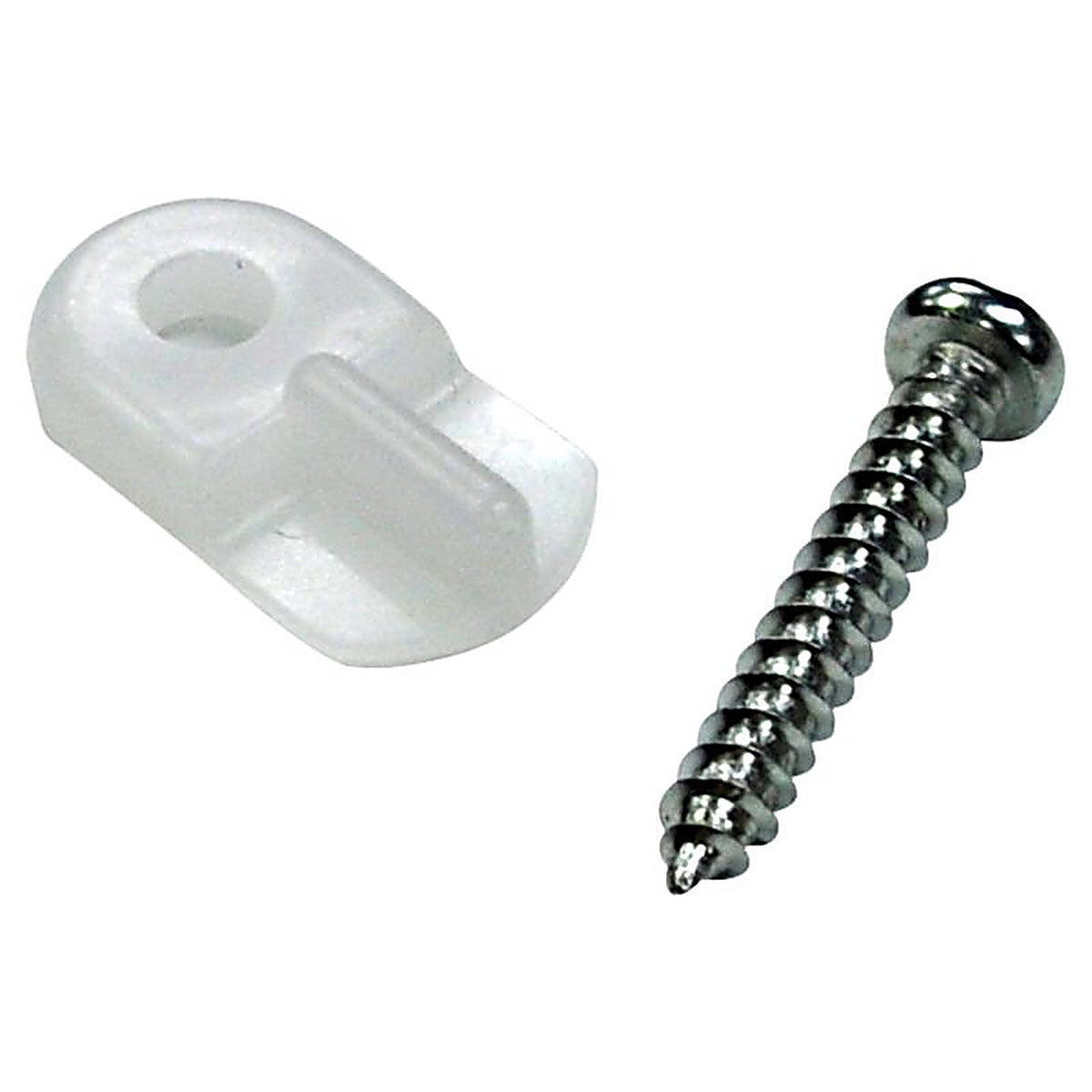 Phifer Wire - 3046981 - Turn Button Clear Plastic Screen/Storm Door Clip 8 Pack