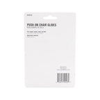 Projex - HPT-S1518-P - Gray 1 In. Push-On Polymer Chair Glide 8 Pack
