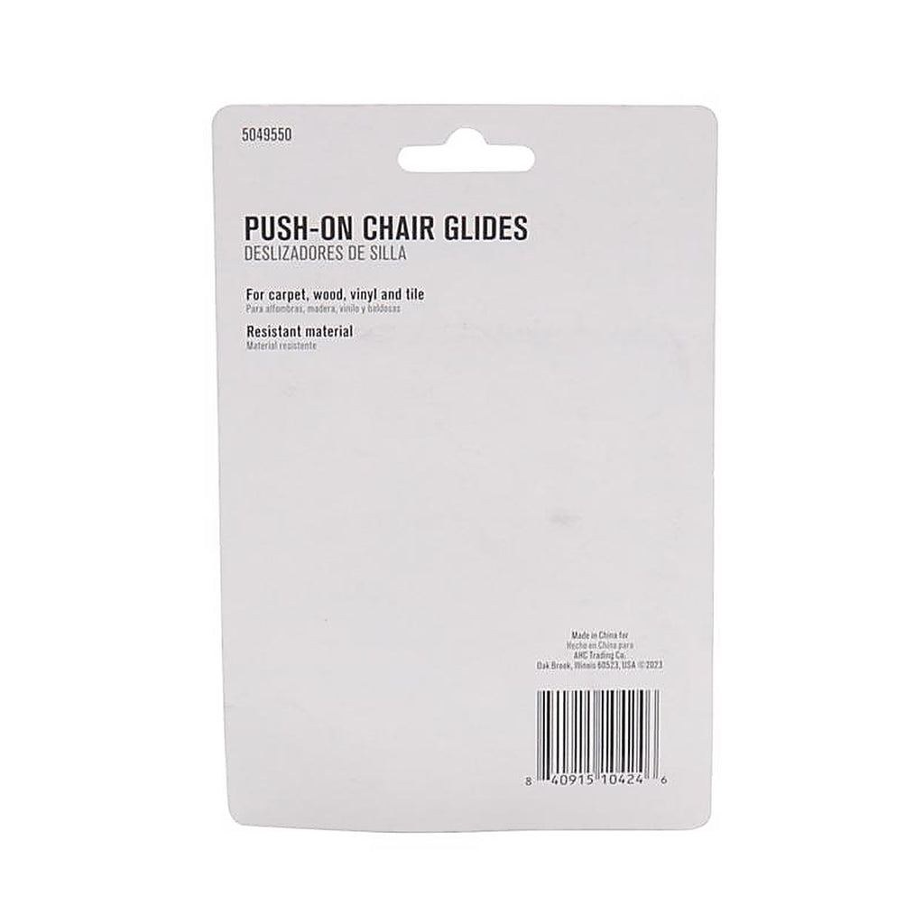 Projex - HPT-S3137-P - Gray 1-5/8 In. Push-On Polymer Chair Glide 4 Pack