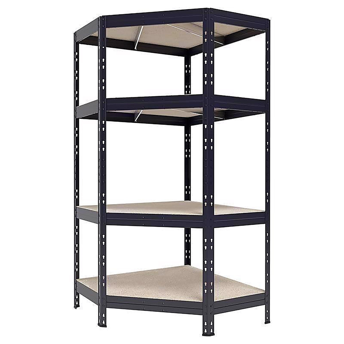 AR Shelving - 8586002701197 - Garage Corner 71 In. H X 35 In. W X 18 In. D Metal Shelving Unit