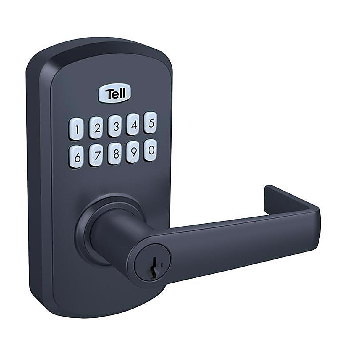 Tell - CL103931 - Matte Black Steel Electronic Keypad Entry Lock