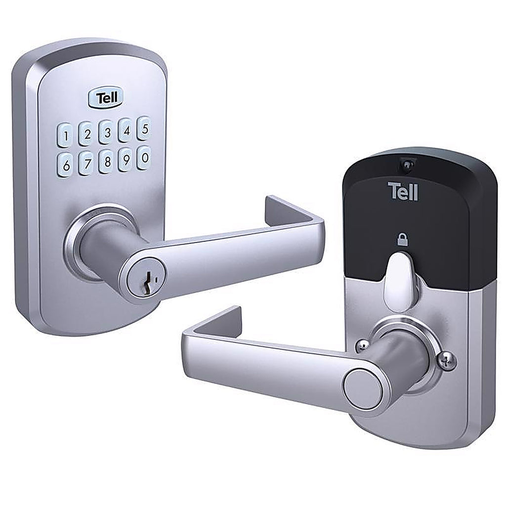 Tell - CL103930 - Satin Chrome Steel Electronic Keypad Entry Lock