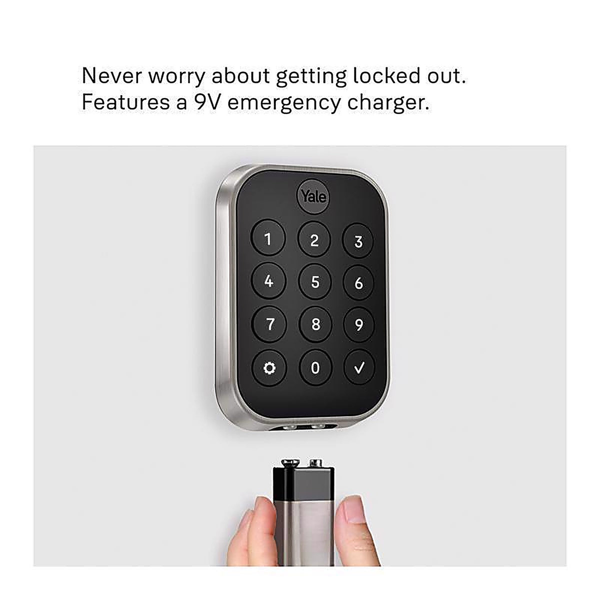 Yale - YRD430-BLE-BSP - Assure Lock 2 Matte Black Metal Bluetooth Keypad Entry Smart Lock