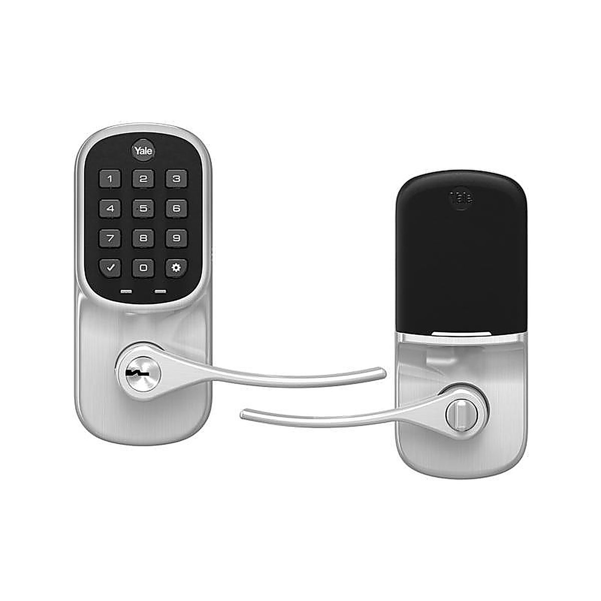 Yale - YRL216-NR-619 - Assure Satin Nickel Metal Touchscreen Lever