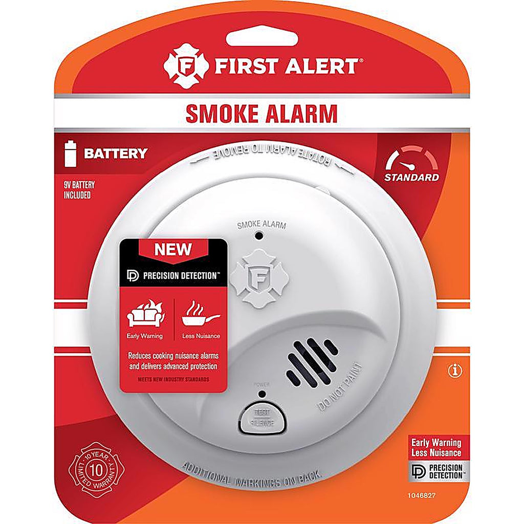 First Alert - 1046827 - Battery-Powered Ionization Smoke Detector 1 Pack