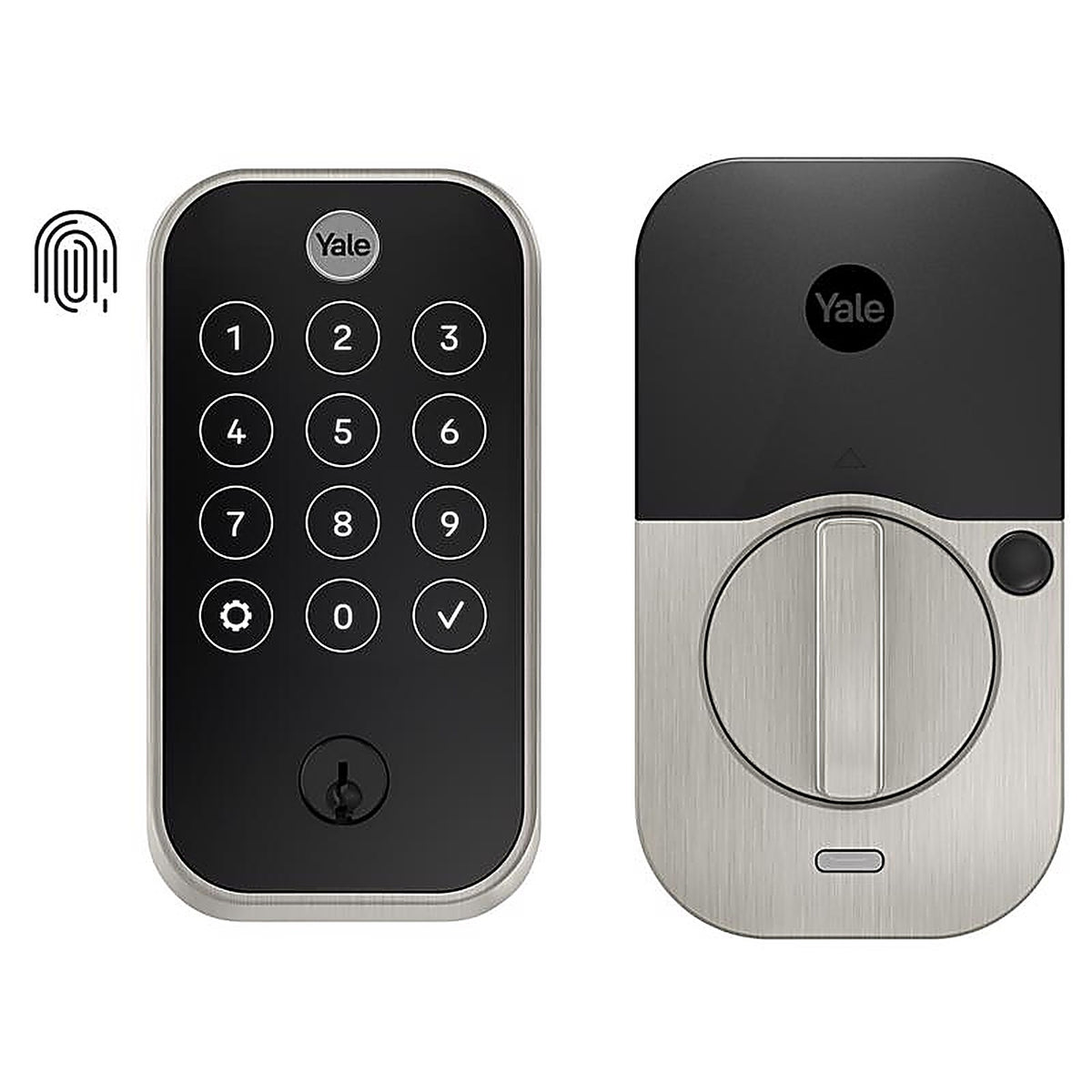 Yale - YRD420F-WF1-619 - Assure Lock 2 Satin Nickel Metal Wi-Fi Keypad Smart Lock