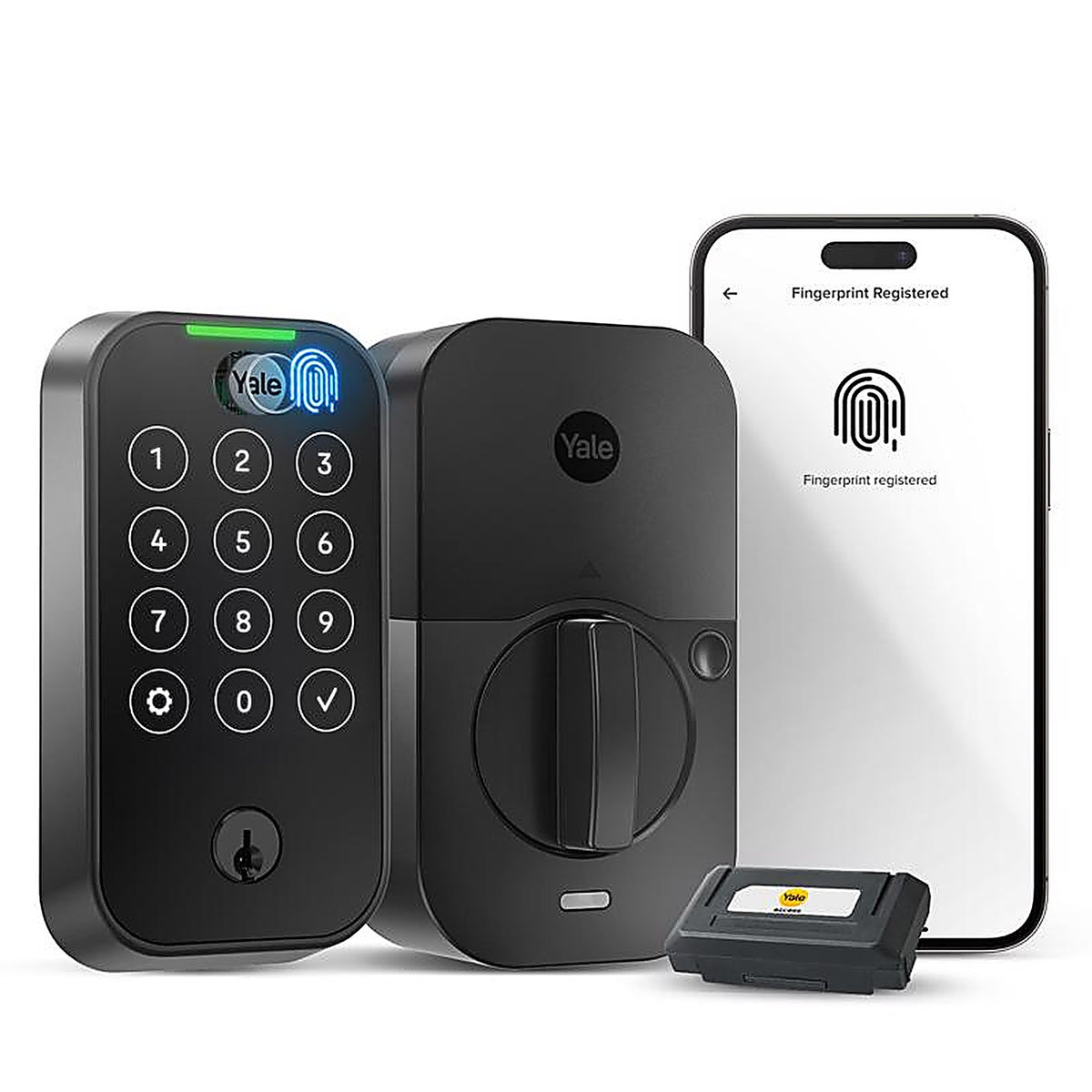 Yale - YRD420F-WF1-BSP - Assure Lock 2 Matte Black Metal Wi-Fi Keypad Smart Lock
