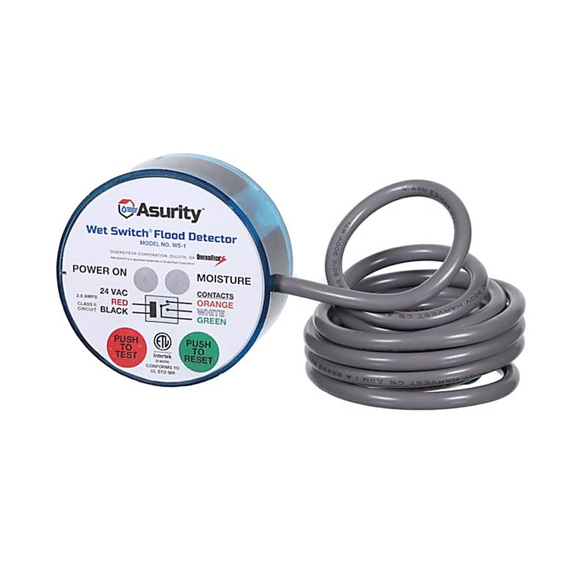 Asurity - WS-1 - Wet Switch Water Leak Detection Alarm
