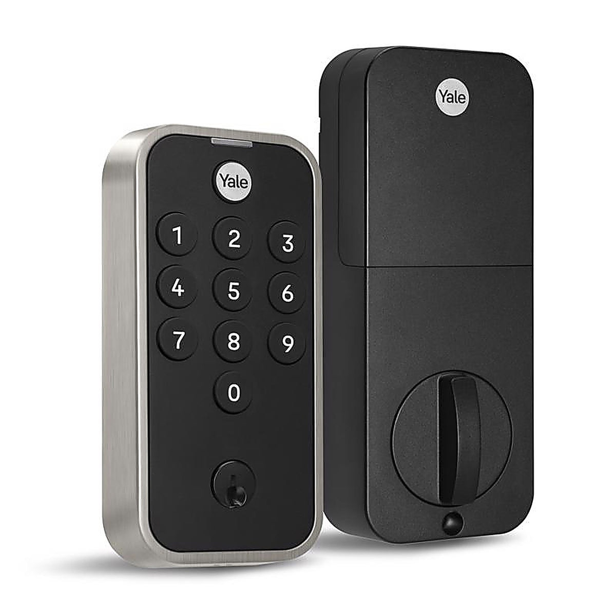 Yale - YED210NR-619 - Code Satin Nickel Bi-Metal Electronic Touch Pad Deadbolt