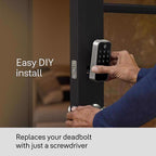 Yale - YED210NR-619 - Code Satin Nickel Bi-Metal Electronic Touch Pad Deadbolt