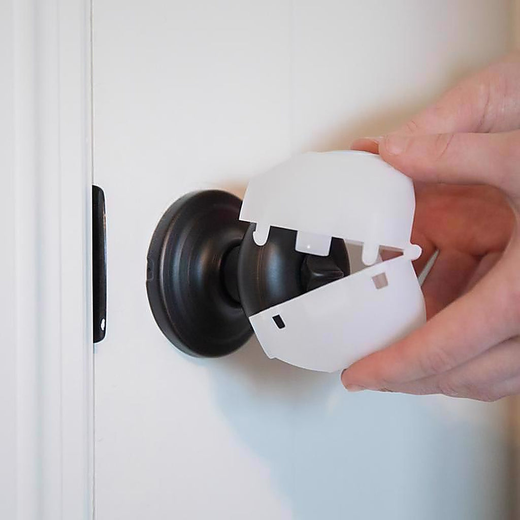 Regalo - 6110 CL - Clear Plastic Door Knob Covers 3 Pack