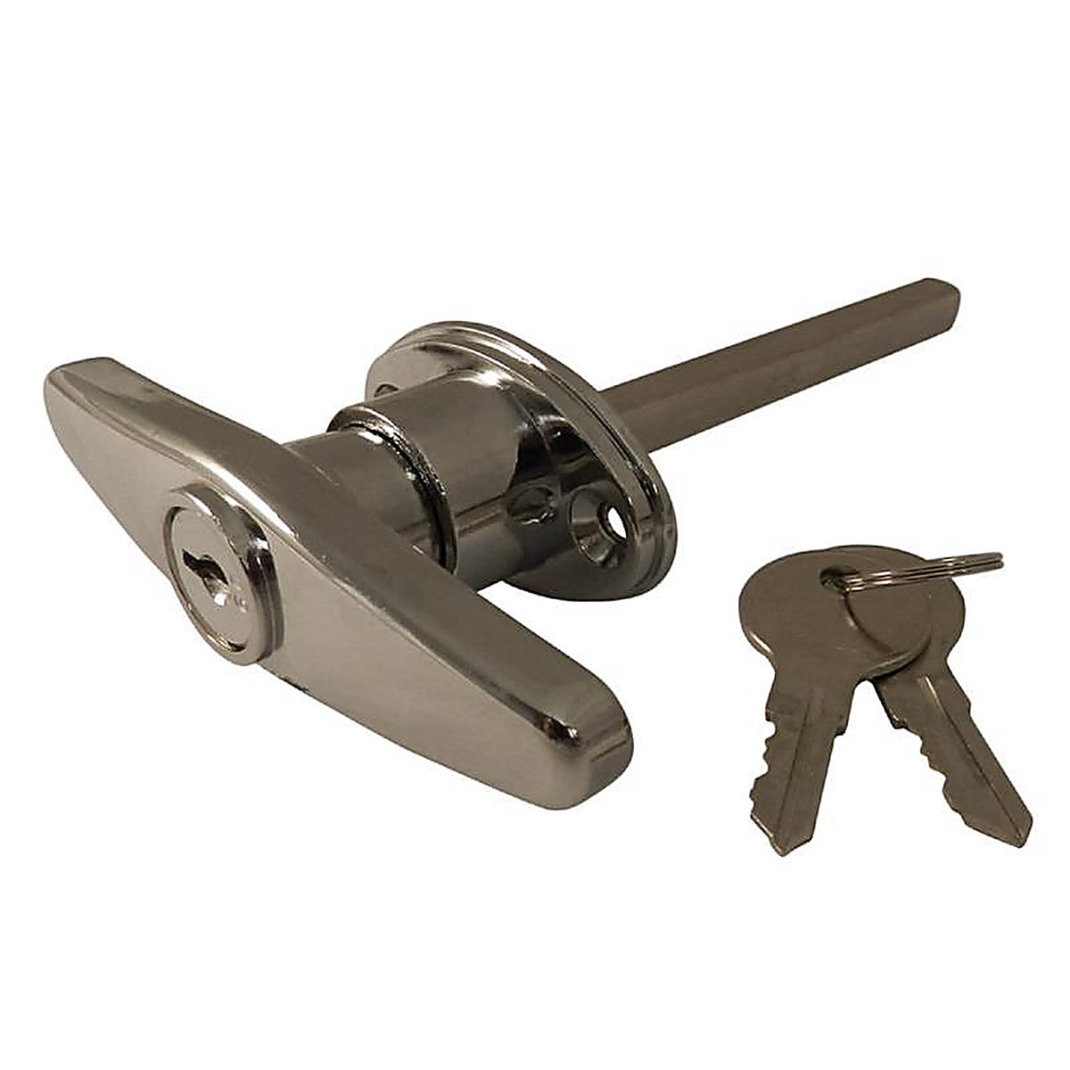 Richelieu - 7691CR - 3.9 In. W X 5.75 In. L X 0.31 In. D Steel T Handle