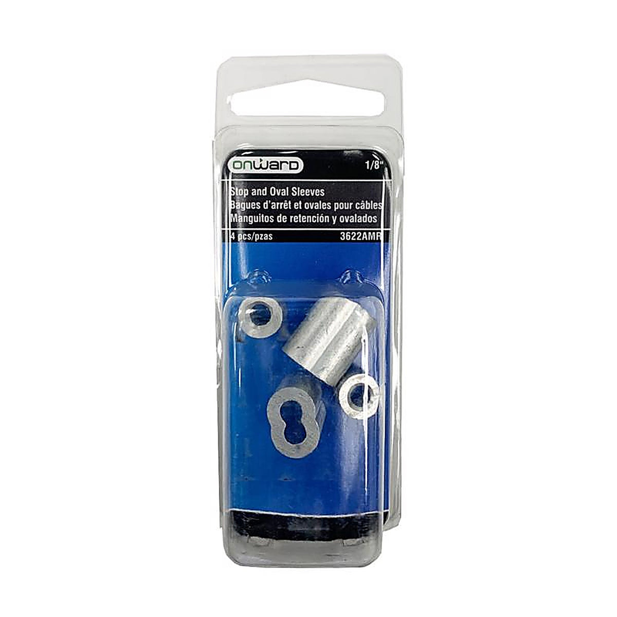 Richelieu - 3622AMR - 2.75 In. W X 4.5 In. L Aluminum Cable Ferrules and Stops