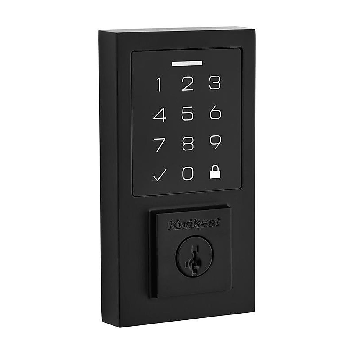 Kwikset - 992700-005 - 270 Smartcode Matte Black Metal Electronic Touch Pad Deadbolt