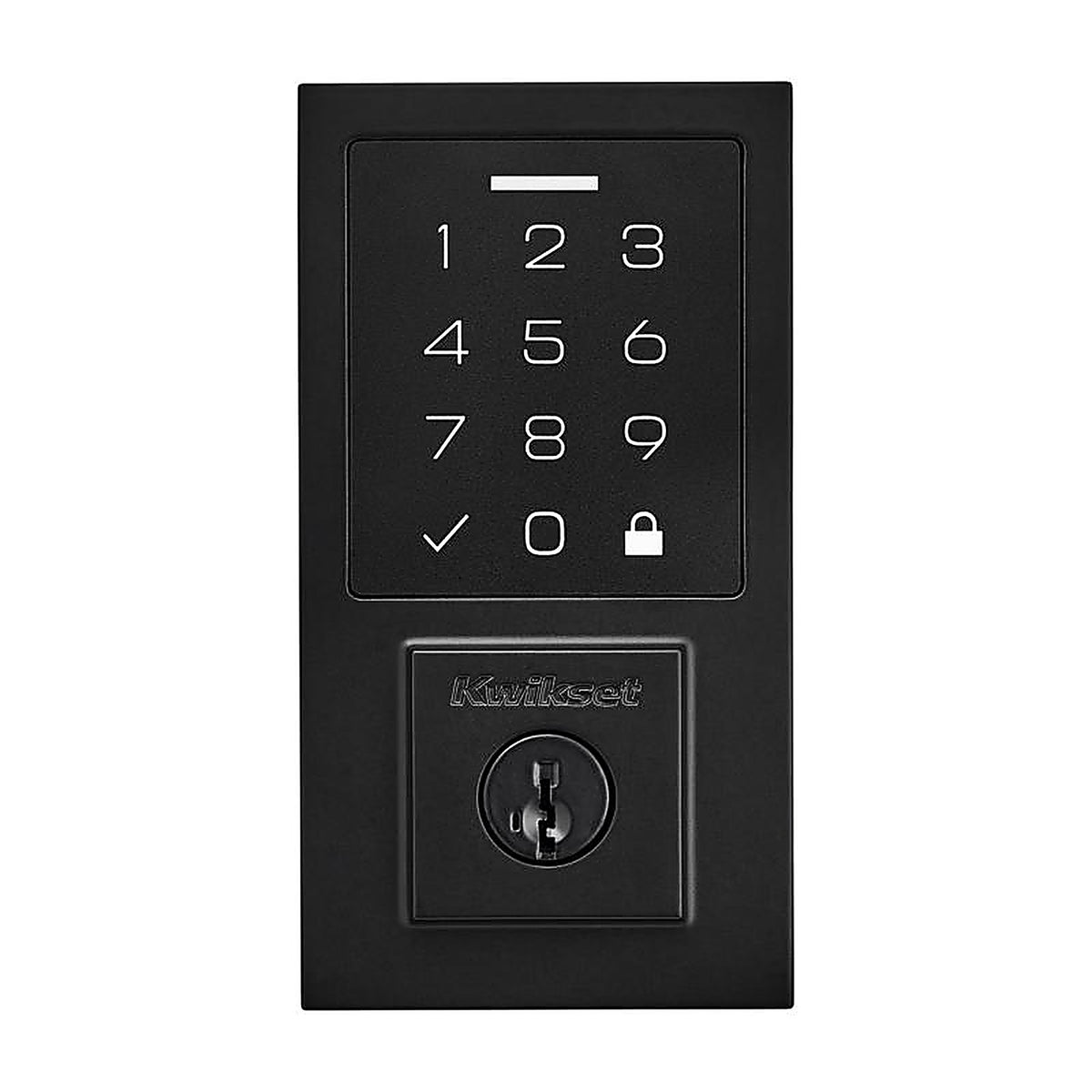 Kwikset - 992700-005 - 270 Smartcode Matte Black Metal Electronic Touch Pad Deadbolt