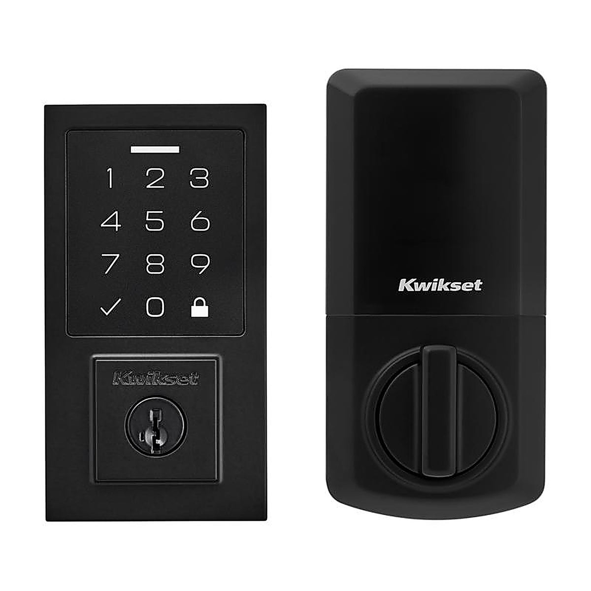 Kwikset - 992700-005 - 270 Smartcode Matte Black Metal Electronic Touch Pad Deadbolt