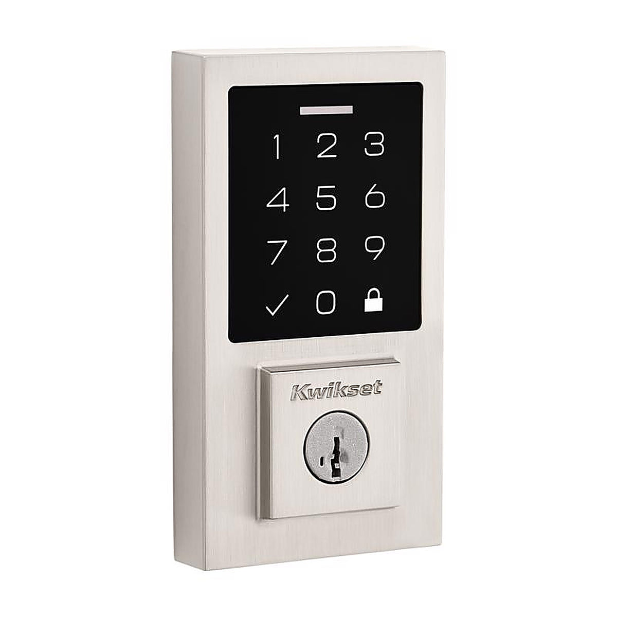 Kwikset - 992700-004 - 270 Smartcode Satin Nickel Metal Electronic Touch Pad Deadbolt