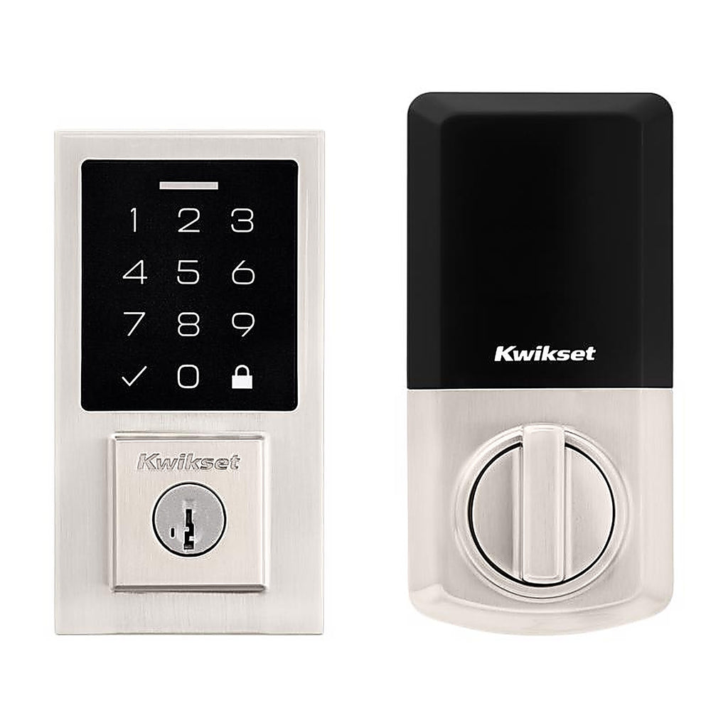 Kwikset - 992700-004 - 270 Smartcode Satin Nickel Metal Electronic Touch Pad Deadbolt