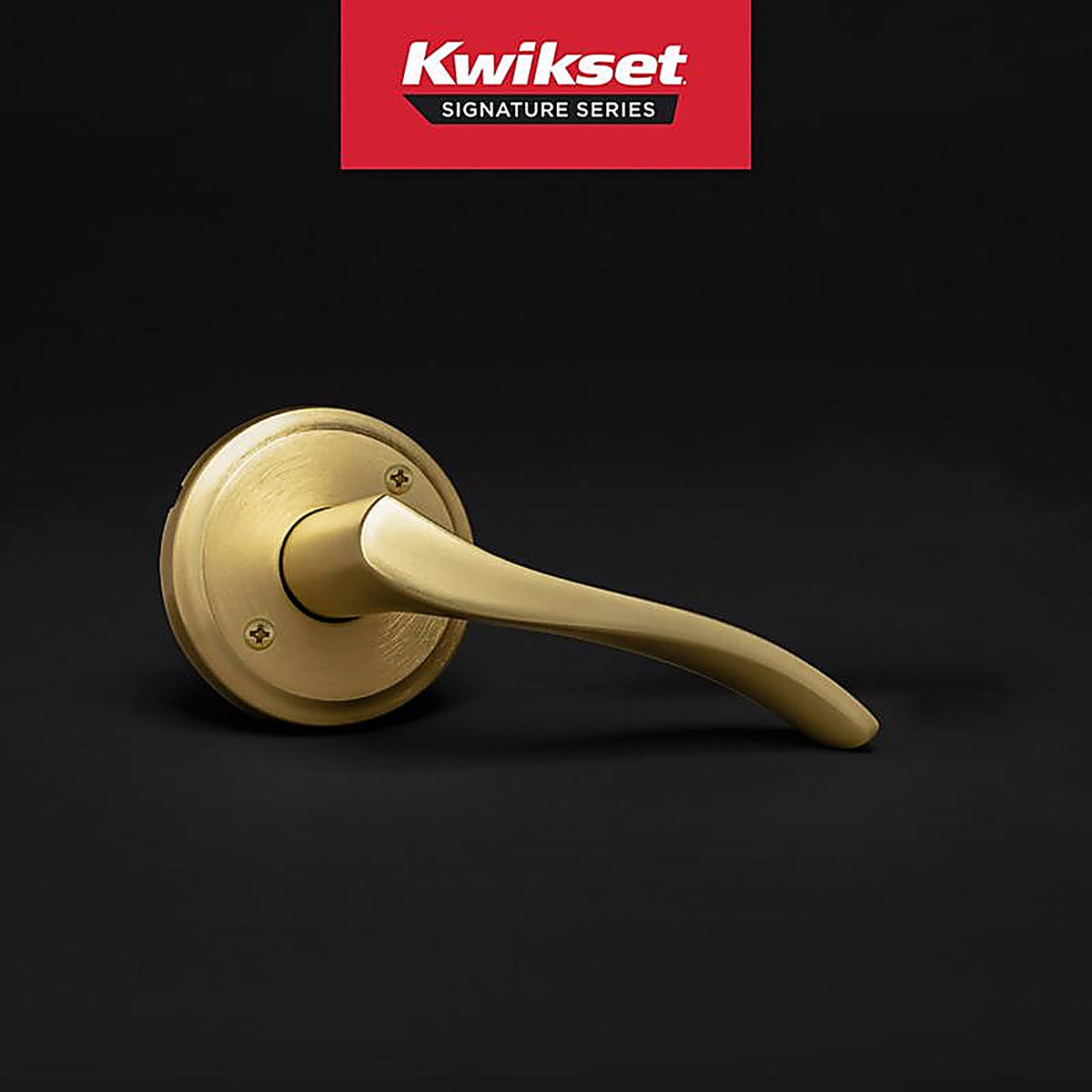 Kwikset - 97881-029 - Sedona Transitional Satin Brass Half-Dummy Lever Right Handed