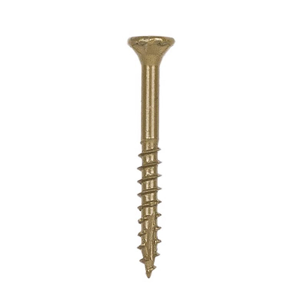 GRK Fasteners - 39159 - Deck Elite No. 9 In. X 1-5/8 In. L Gold Star Bugle Head Deck Screws 1 Pack