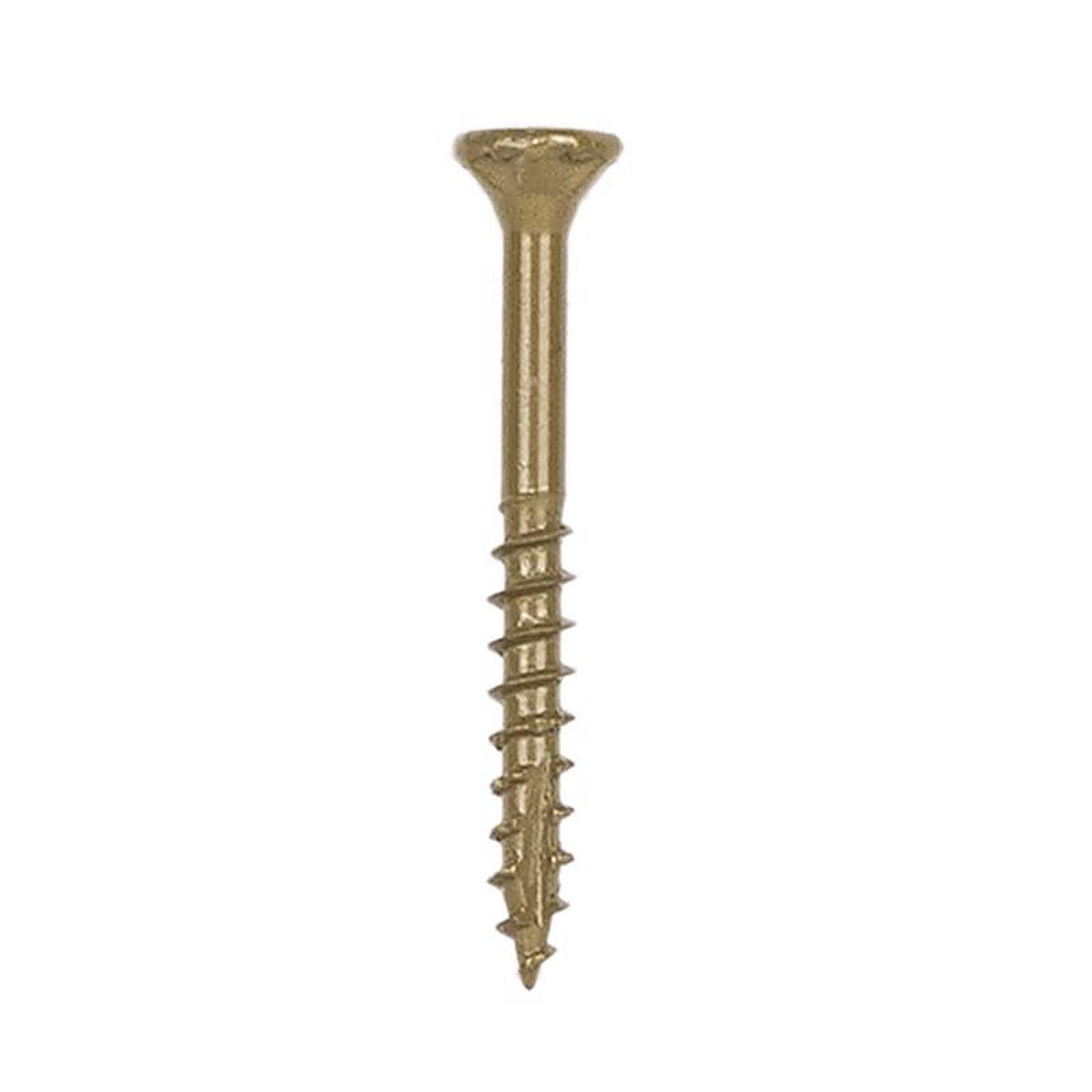 GRK Fasteners - 39159 - Deck Elite No. 9 In. X 1-5/8 In. L Gold Star Bugle Head Deck Screws 1 Pack