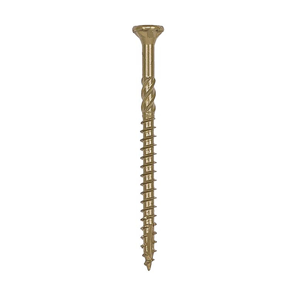 GRK Fasteners - 39212 - Deck Elite No. 9 In. X 2-1/2 In. L Gold Star Bugle Head Deck Screws 1 Pack