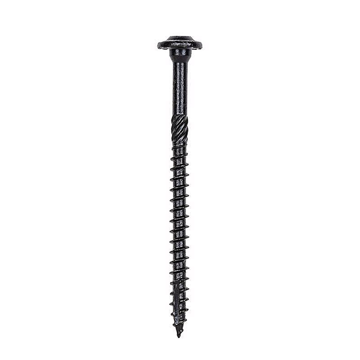 GRK Fasteners - 95412 - Rss 5/16 or No. 15 In. X 4 In. L Star Black W-Cut Structural Wood Screws 1 Pack