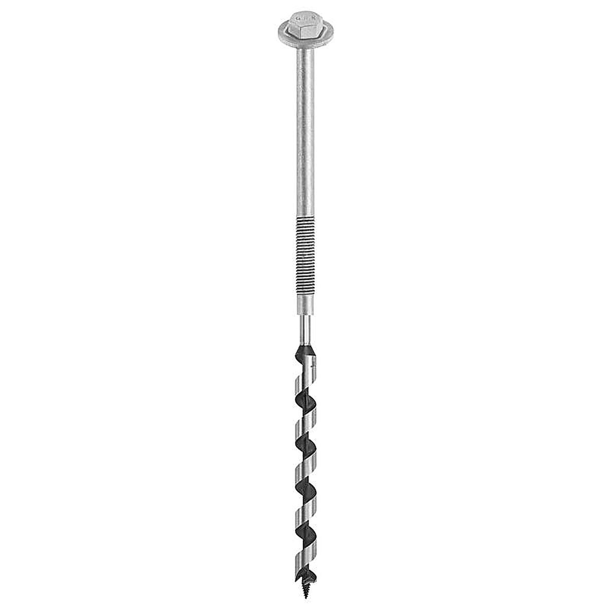GRK Fasteners - 81271 - Augerbolt 1/2 In. D X 7 In. L Carbon Steel HEX Head Anchor Bolts 1 Pack