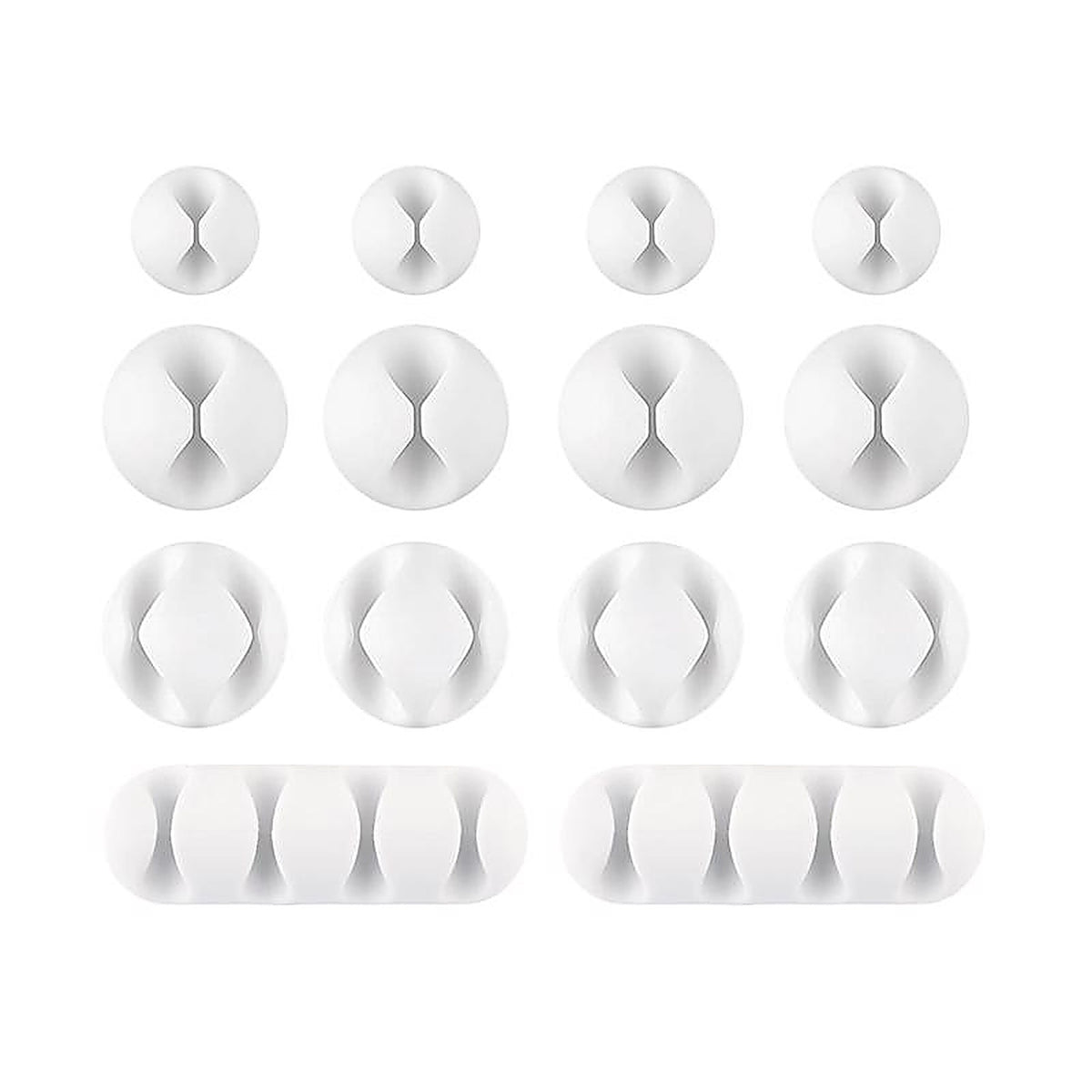 Wrap-It - 514-CLIPS-WH - 1 In. L White Plastic Cable Clip