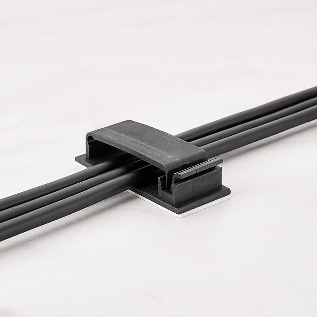 Wrap-It - 510-CG-MD-BL - 3.38 In. L Black Plastic Cable Clip