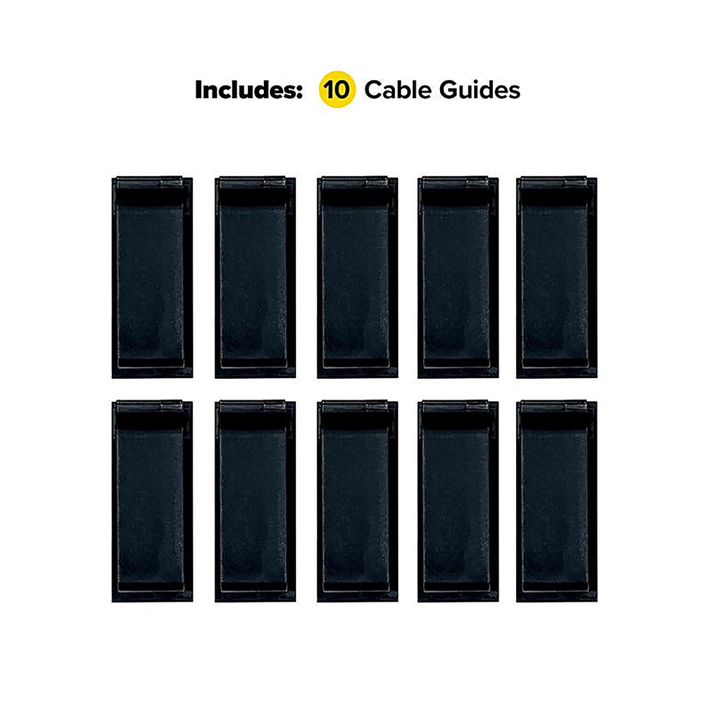 Wrap-It - 510-CG-MD-BL - 3.38 In. L Black Plastic Cable Clip