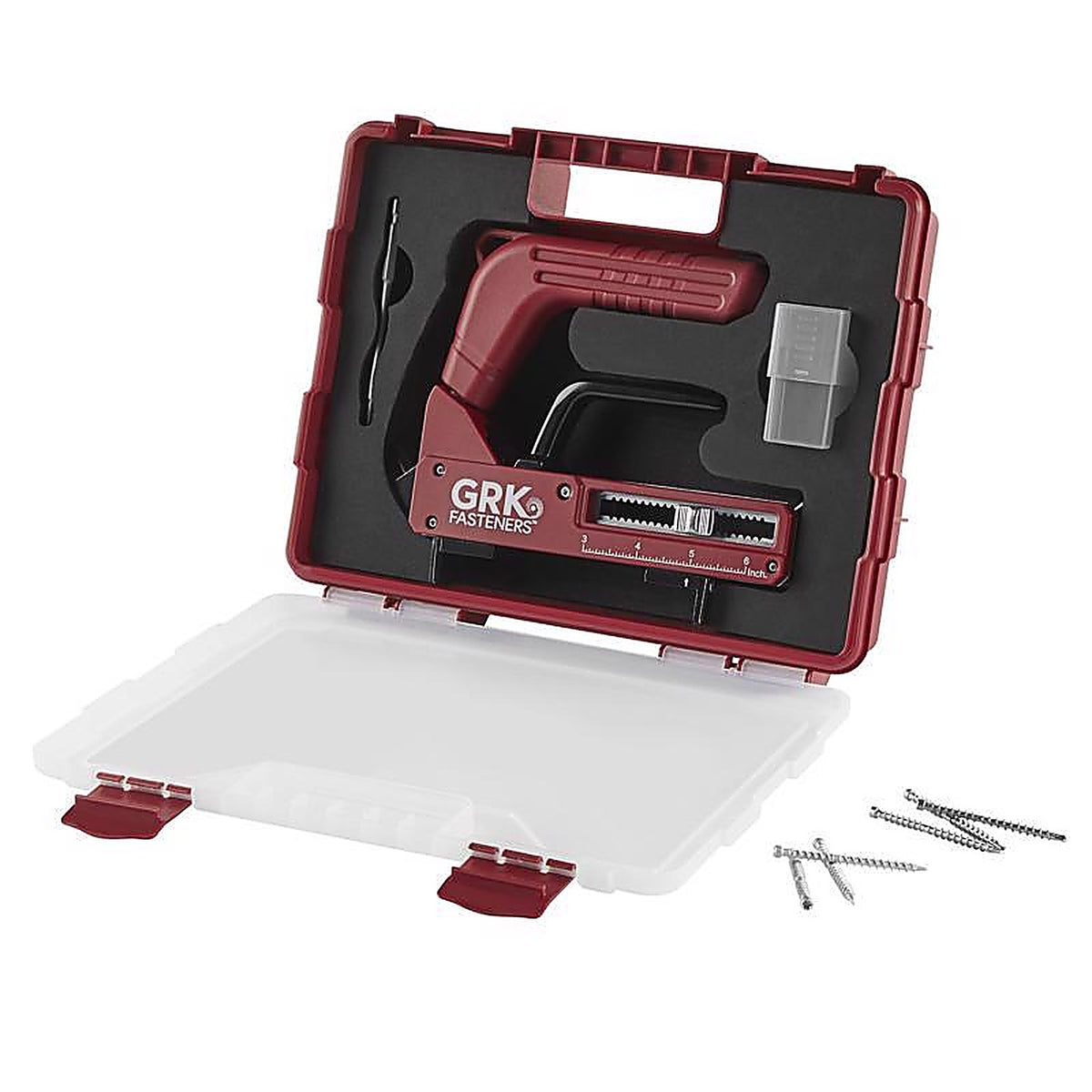 GRK Fasteners - 43126 - Anglepro No. 0 In. X 9.3 In. L Red Star Bugle Head Hidden Deck Fastener 1 Pack