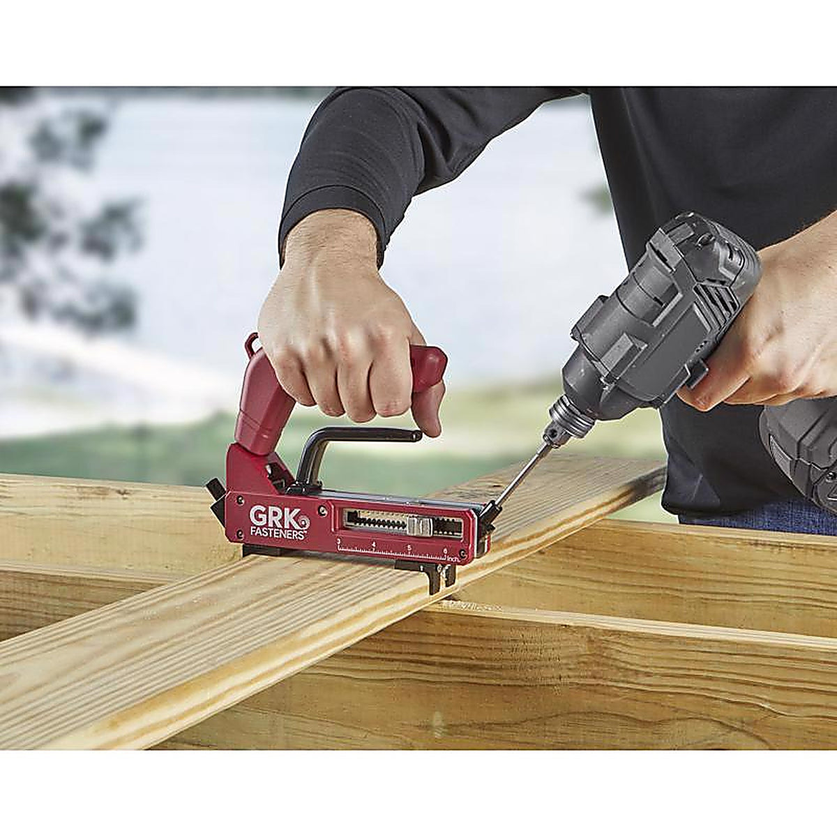 GRK Fasteners - 43126 - Anglepro No. 0 In. X 9.3 In. L Red Star Bugle Head Hidden Deck Fastener 1 Pack