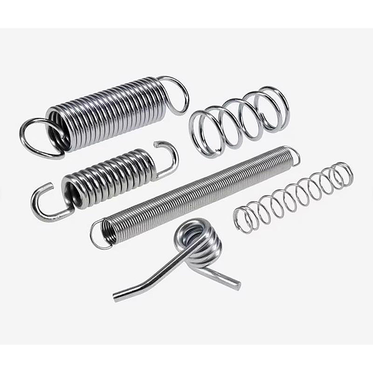Hillman - 543000 - 4.6 In. L X 0.5 In. D Extension and Compression Assortment Spring 10 Pack