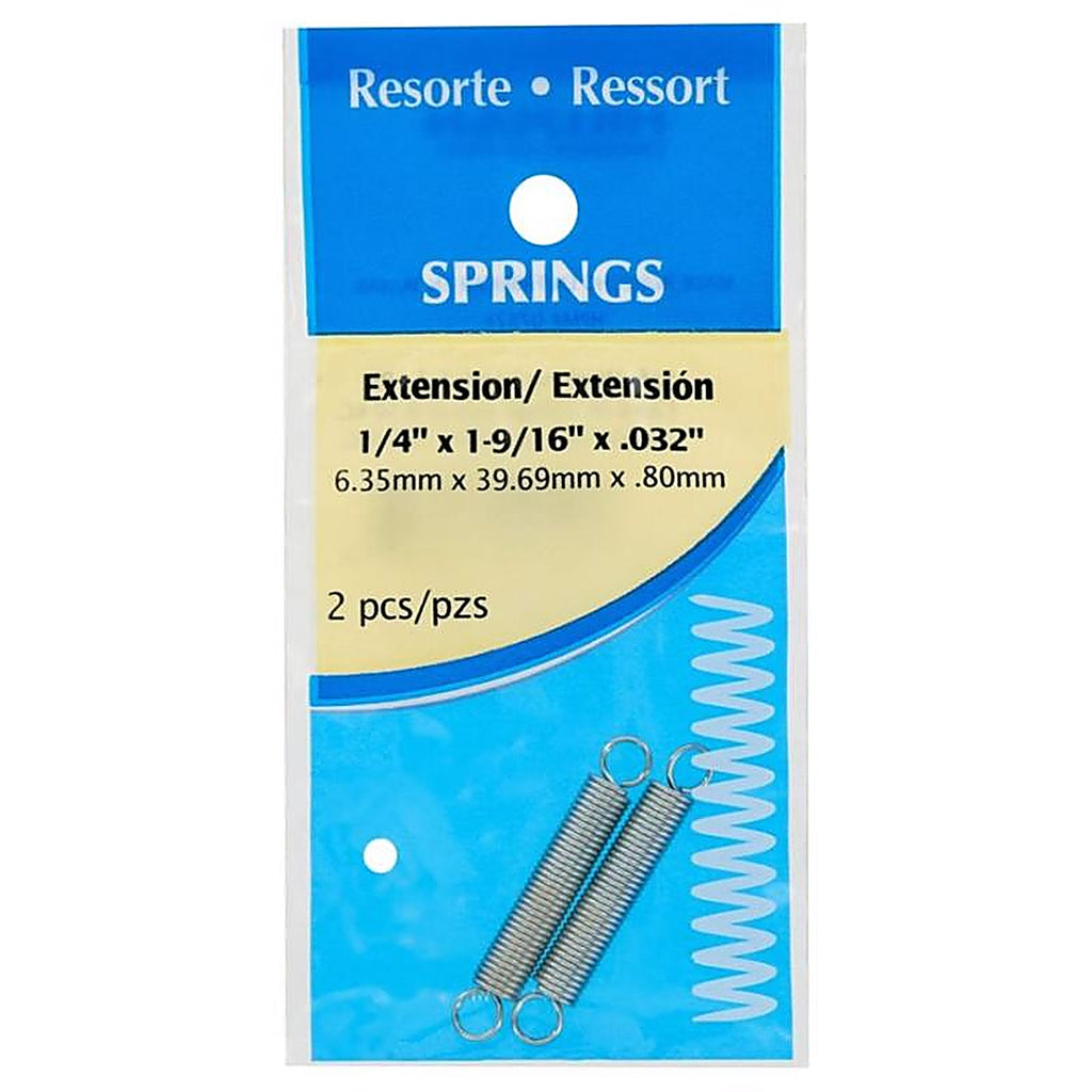 Hillman - 543031 - 1.5 In. L X 1/4 In. D Extension Spring 2 Pack