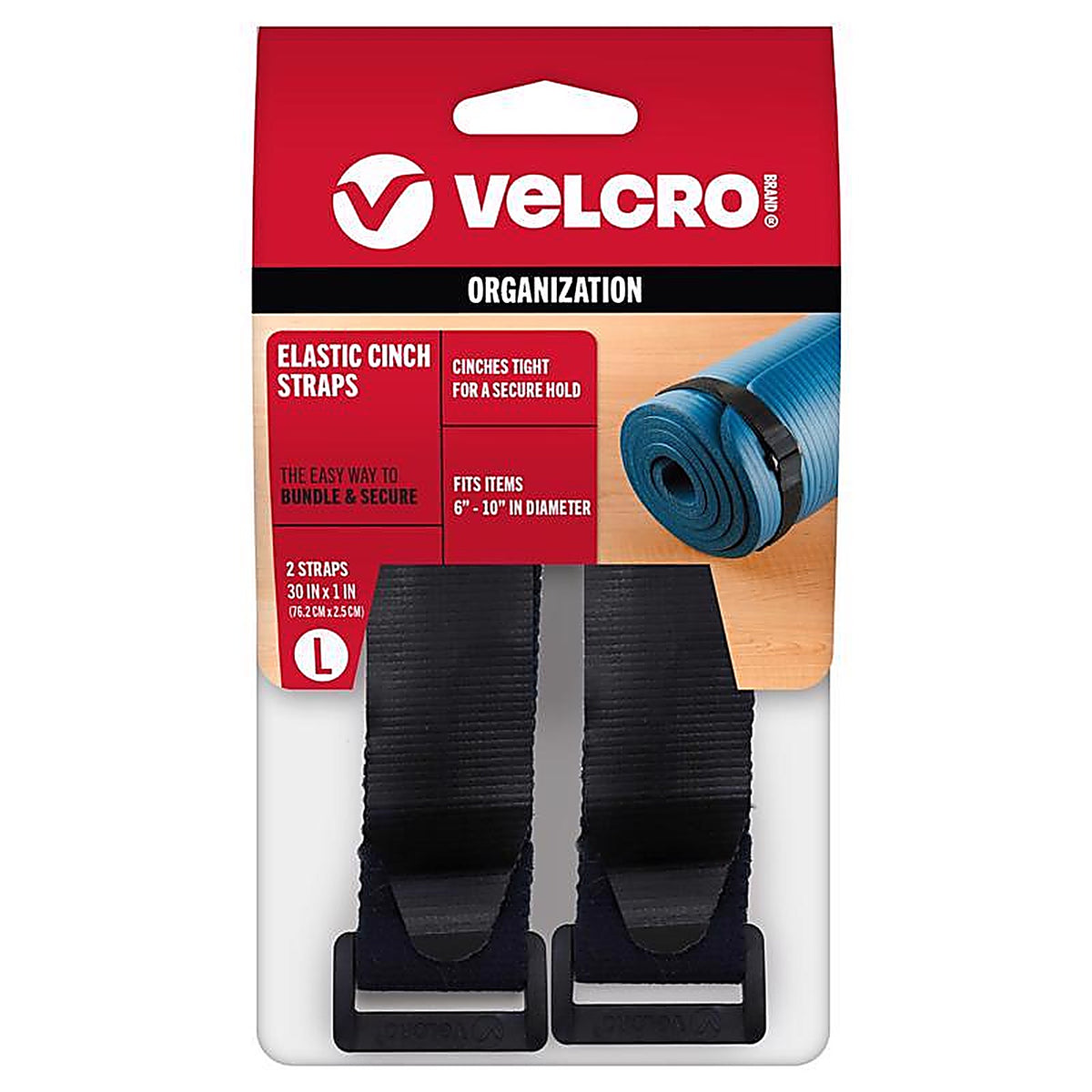 Velcro Brand - VEL-30807-USA - Large Nylon Bundling Straps 30 In. L 2 Pack