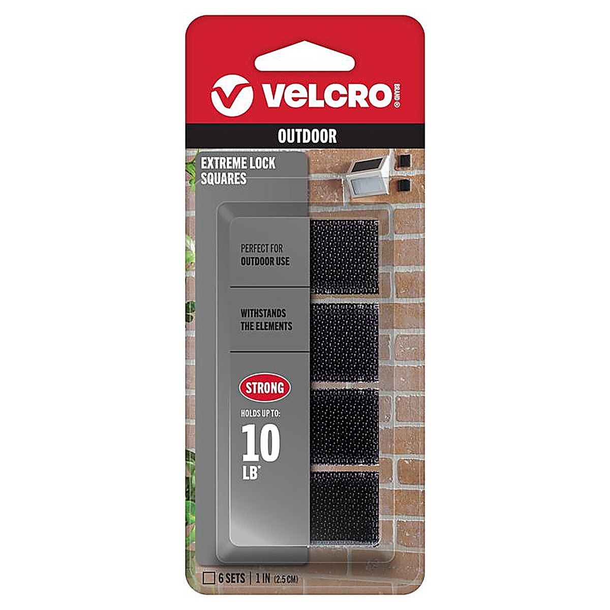 Velcro Brand - VEL-30177-USA - Small Nylon Hook and Loop Fastener 1 In. L 6 Pack