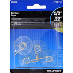 Hillman - 121026 - Clear Removable Cup/Picture Hook 4 Piece