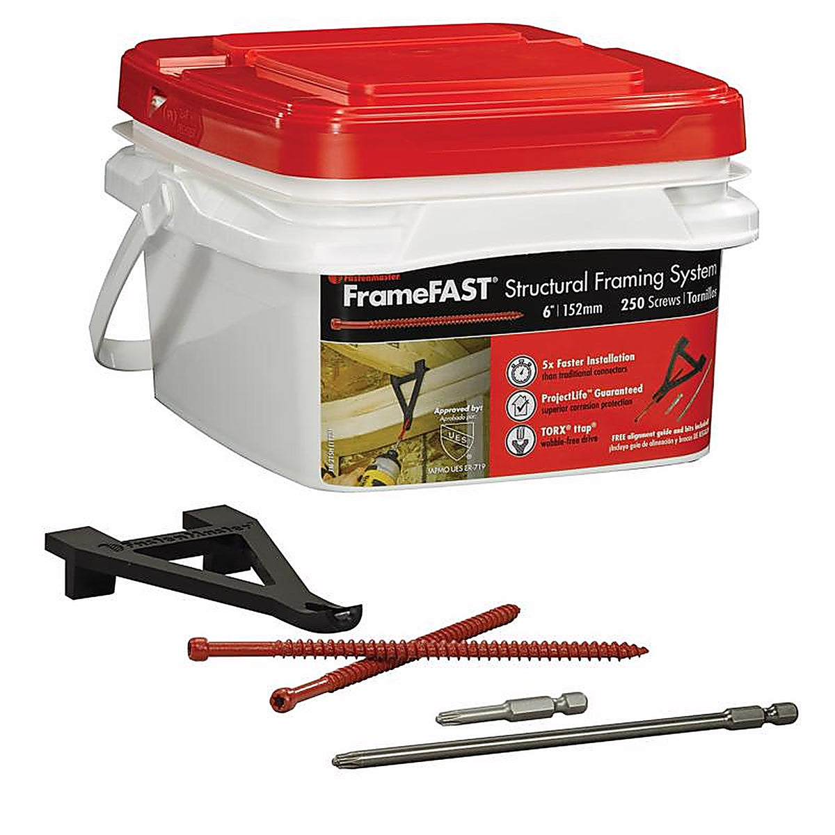 Fastenmaster - FMFFTT006B-250 - Framefast 6 In. L Torx Ttap Bold Structural Wood Screws 250 Pack