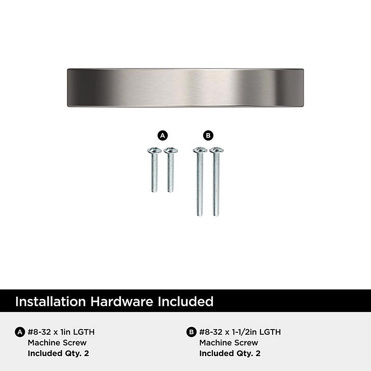 Amerock - BP37345G10 - Contemporary Arch Cabinet Pull 3 In. Satin Nickel Silver 1 Pack