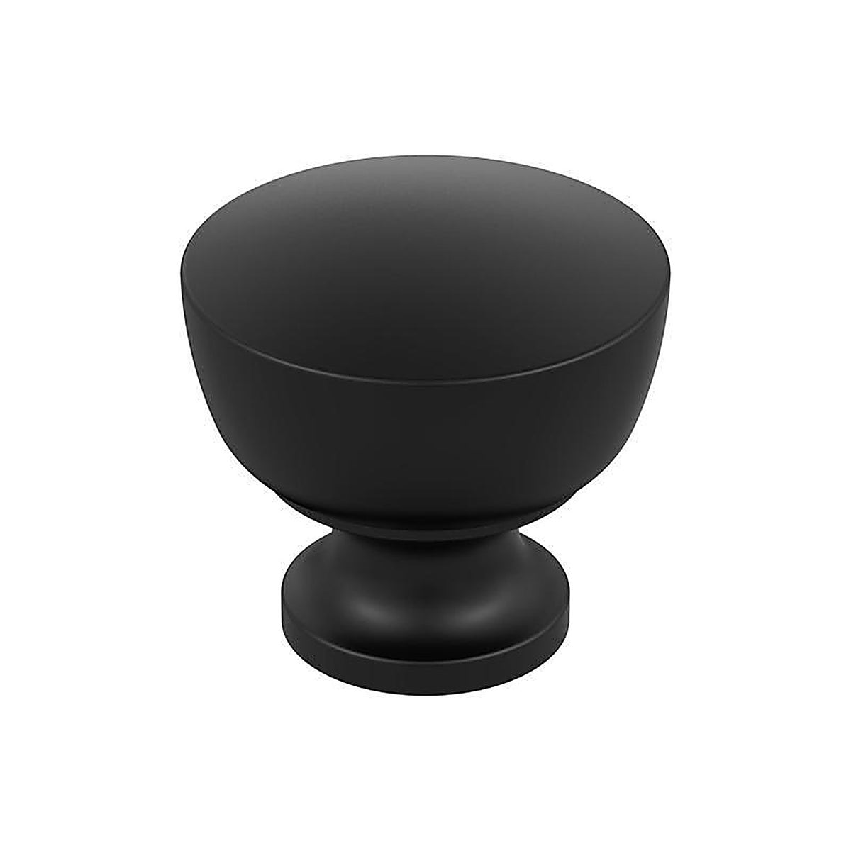 Amerock - BP37022MB - Everyday Basics Chalice Round Cabinet Knob 1-1/4 In. D 1-1/8 In. Matte 1 Pack