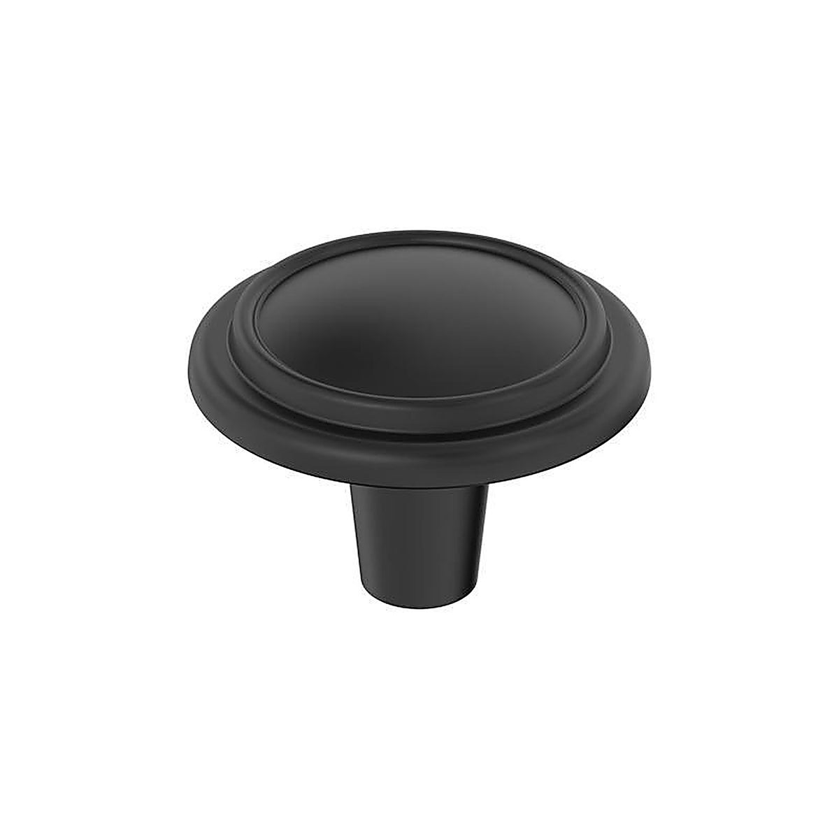 Amerock - BP29113MB - Everyday Basics Hatfield Round Cabinet Knob 1-1/4 In. D 7/8 In. Matte 1 Pack