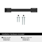 Amerock - BP37121MB - Everyday Basics Transitional Arch Cabinet Pull 3-3/4 In. Matte Black Black 1 Pack