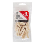 Richelieu - R77174 - Fluted Wood Dowel Pin 5/16 In. D X 1.5 In. L 33 Pack Natural