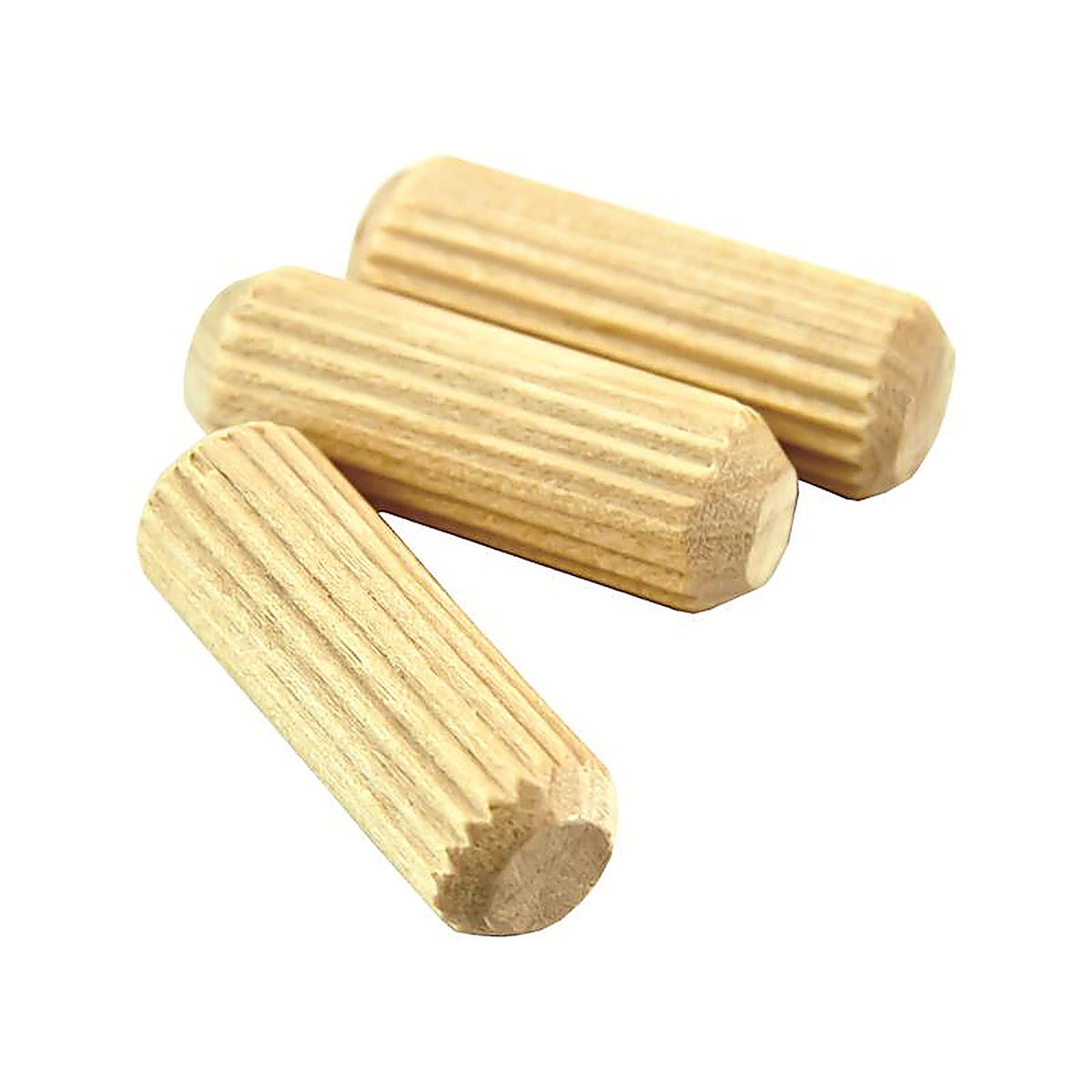 Richelieu - R77175 - Fluted Wood Dowel Pin 3/8 In. D X 1.5 In. L 27 Pack Natural