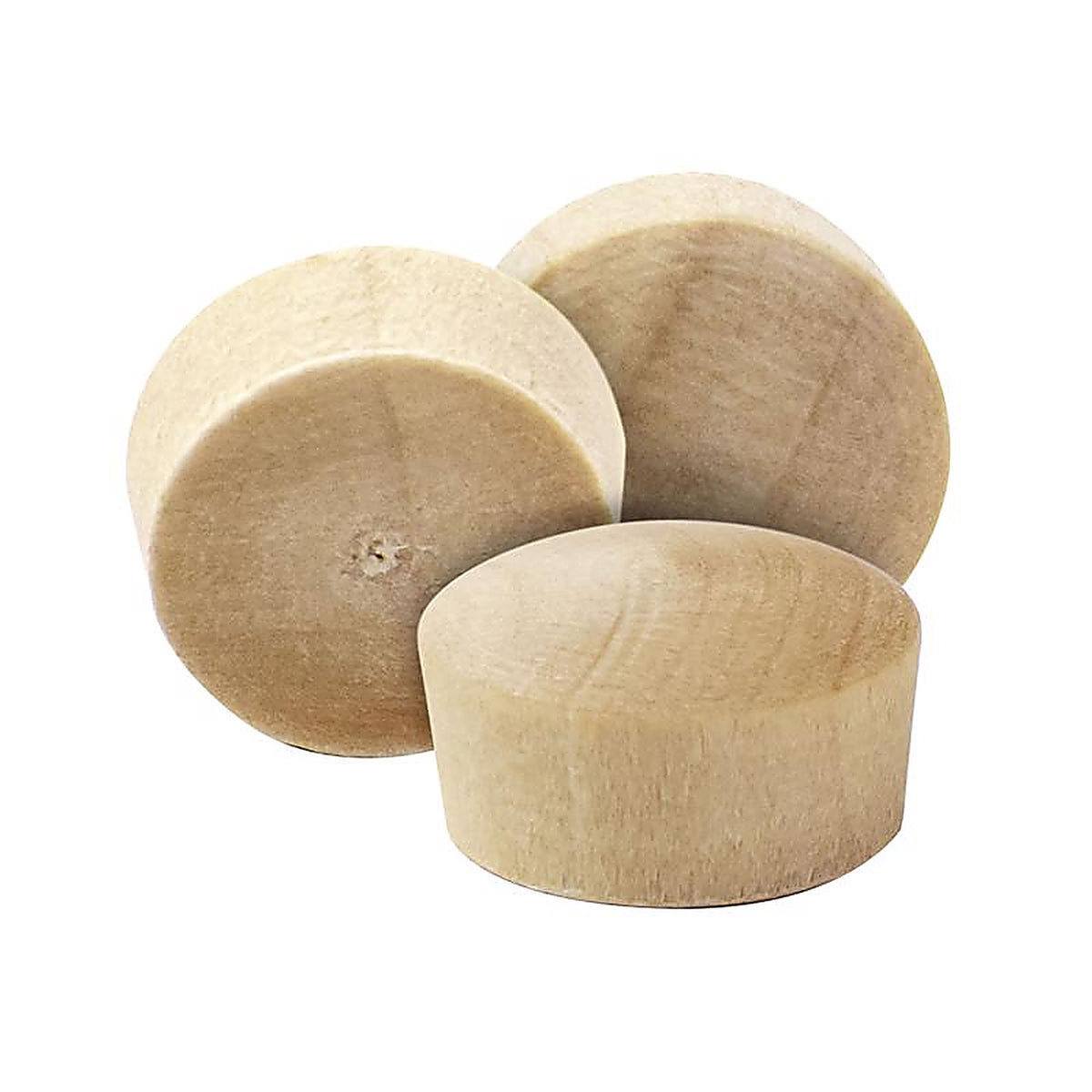 Richelieu - R77187 - Round Birch Head Plug 1/2 In. D X .5 In. L 25 Pack Natural