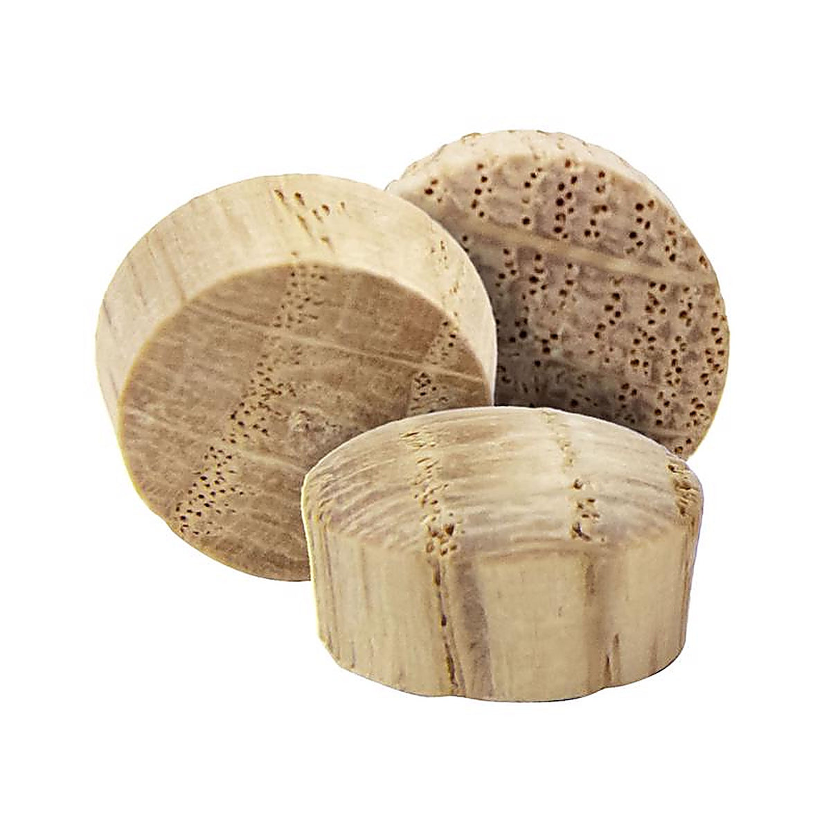 Richelieu - R77205 - Round Oak Head Plug 5/16 In. D X .32 In. L 25 Pack Natural